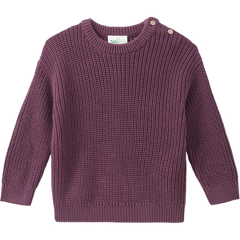 Baby Strickpullover mit Rippstruktur