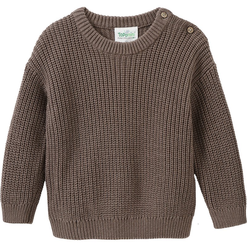 Baby Strickpullover mit Rippstruktur