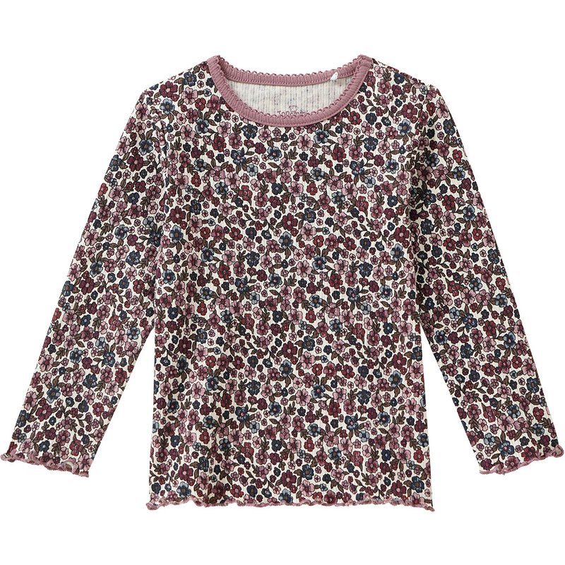 Baby Langarmshirt mit Rippstruktur