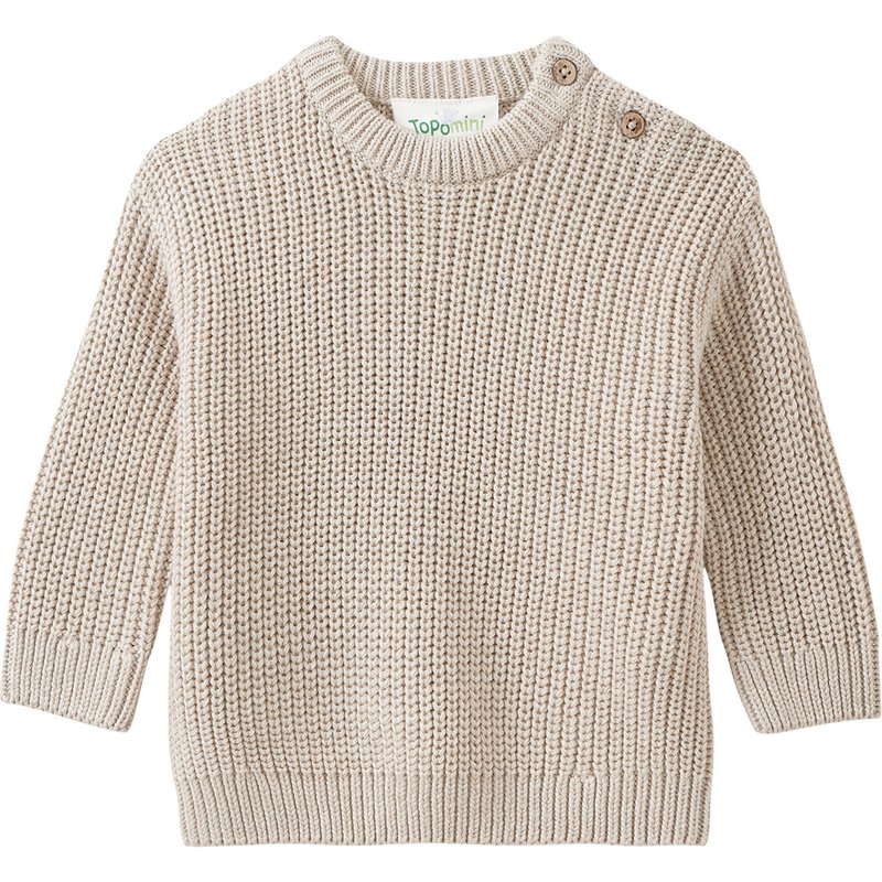 Newborn Strickpullover mit Rippstruktur