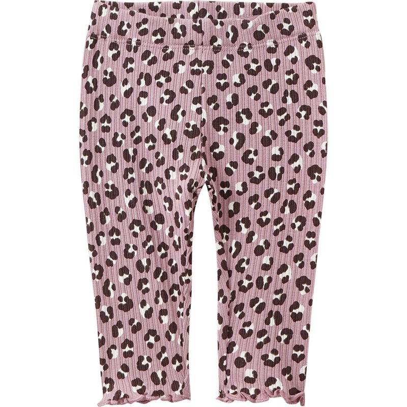 Newborn Leggings mit Rippstruktur
