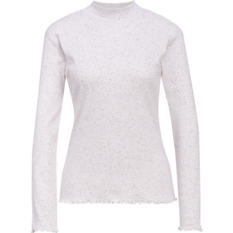 Damen Langarmshirt mit Noppengarn