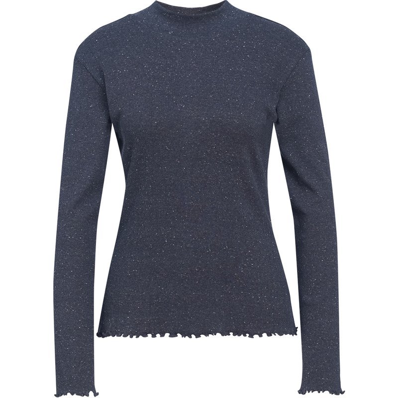 Damen Langarmshirt mit Noppengarn