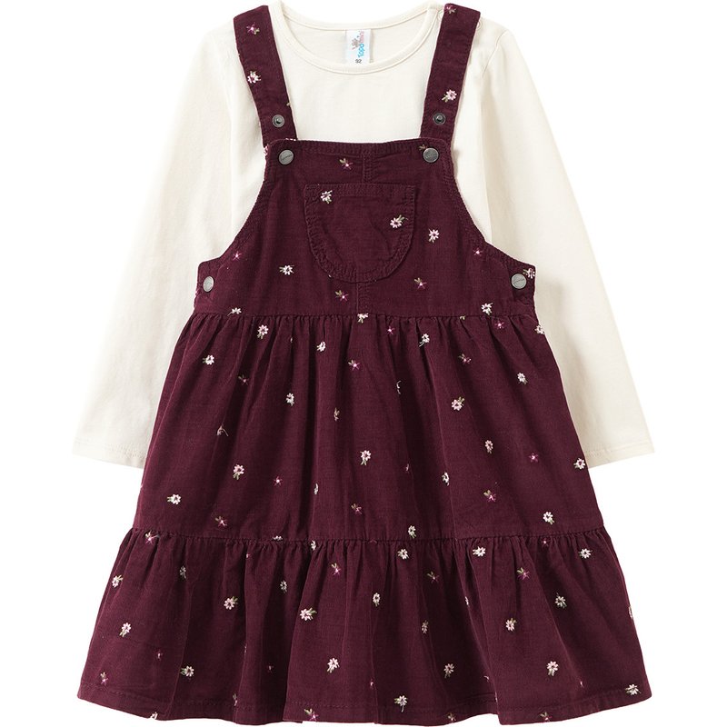 Baby Set mit Latzkleid und Shirt