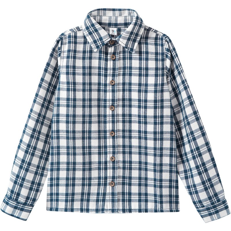 Jungen Flanellhemd mit Karo-Muster