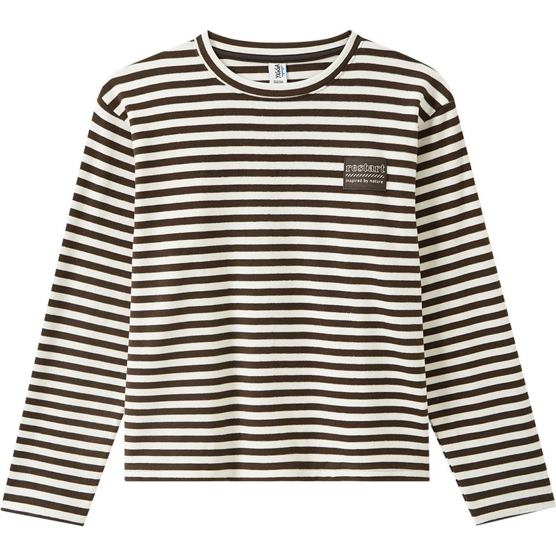 Jungen Langarmshirt mit Streifen