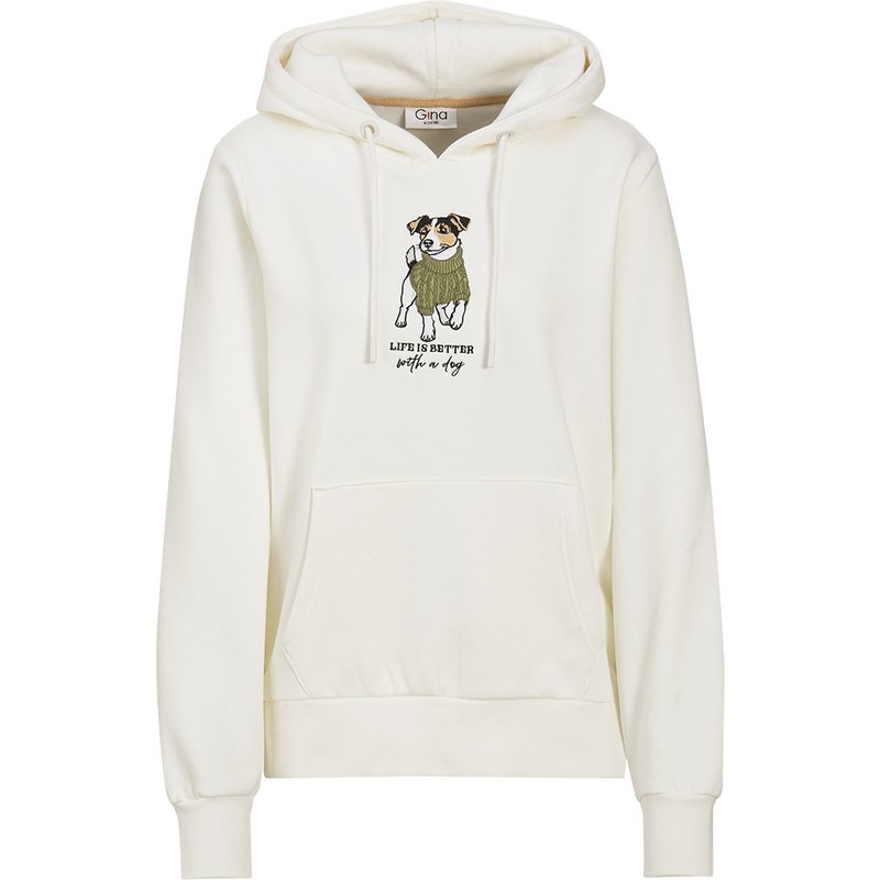 Damen Hoodie mit Applikation