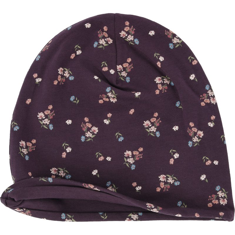 Mädchen Mütze mit Blümchen-Allover