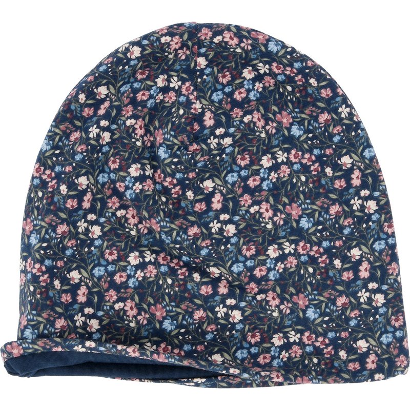 Mädchen Mütze mit Blümchen-Allover