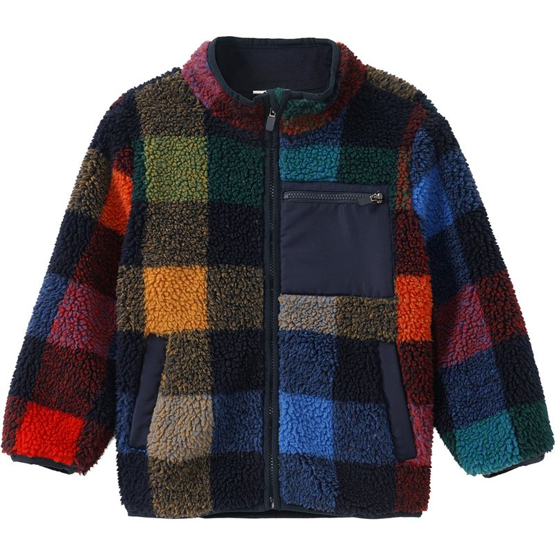 Jungen Teddyjacke bunt kariert