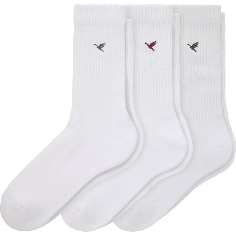 3 Paar Herren Tennissocken mit Stickerei