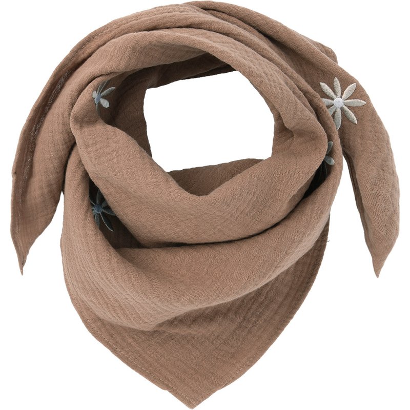 Damen Musselin-Bandana mit Stickerei