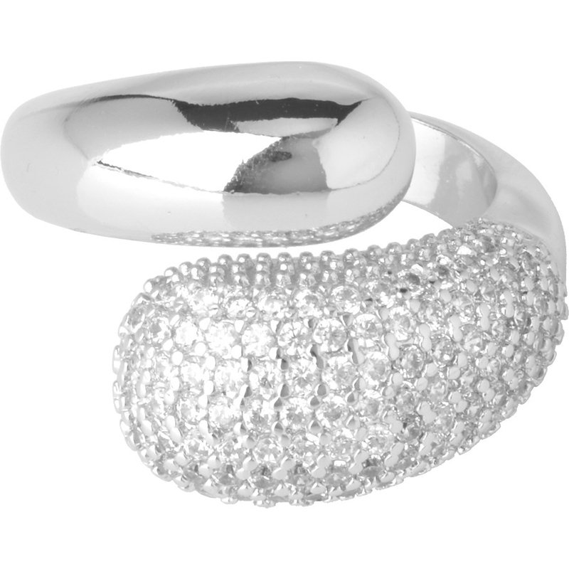 Damen Ring mit Ziersteinchen