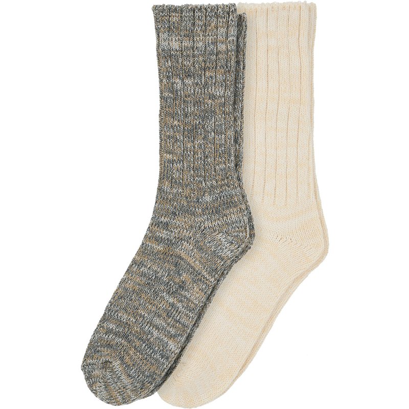 2 Paar Herren Socken mit Rippstruktur