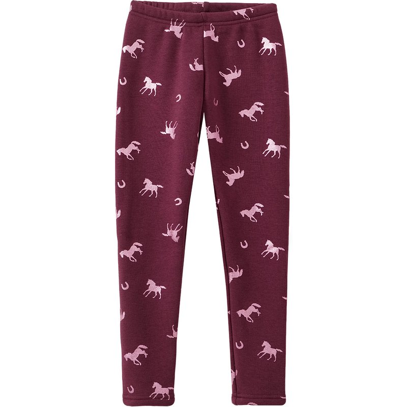 Mädchen Thermo-Leggings mit Pferde-Allover