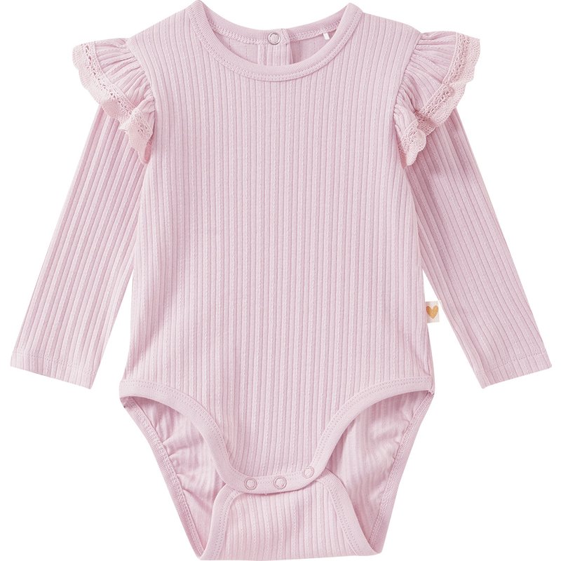 Baby Langarmbody mit Rüschen
