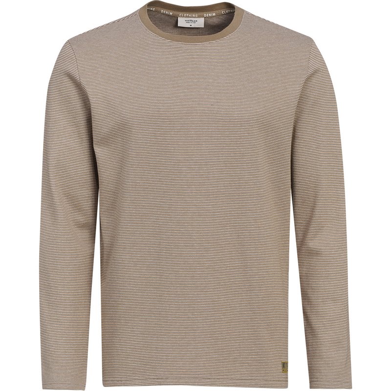 Herren Langarmshirt mit Streifen