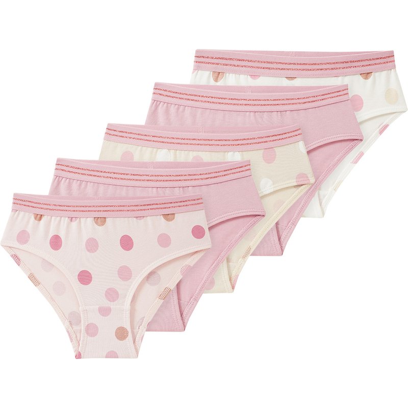 5 Mädchen Slips mit Effektgarn