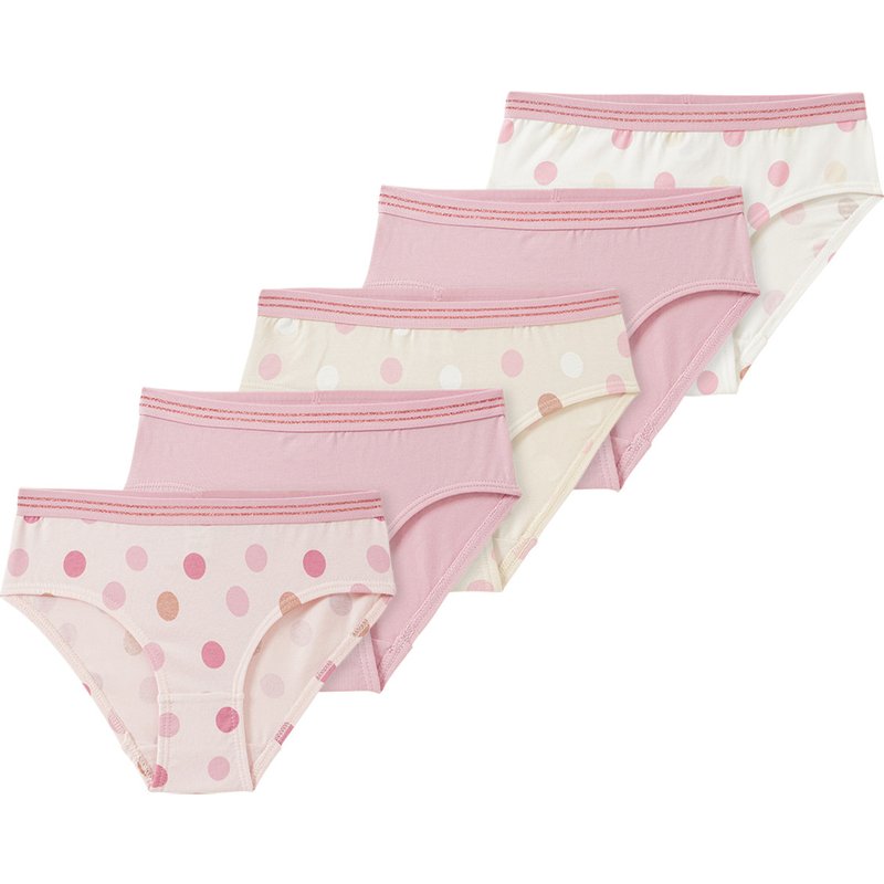 5 Mädchen Slips mit Effektgarn