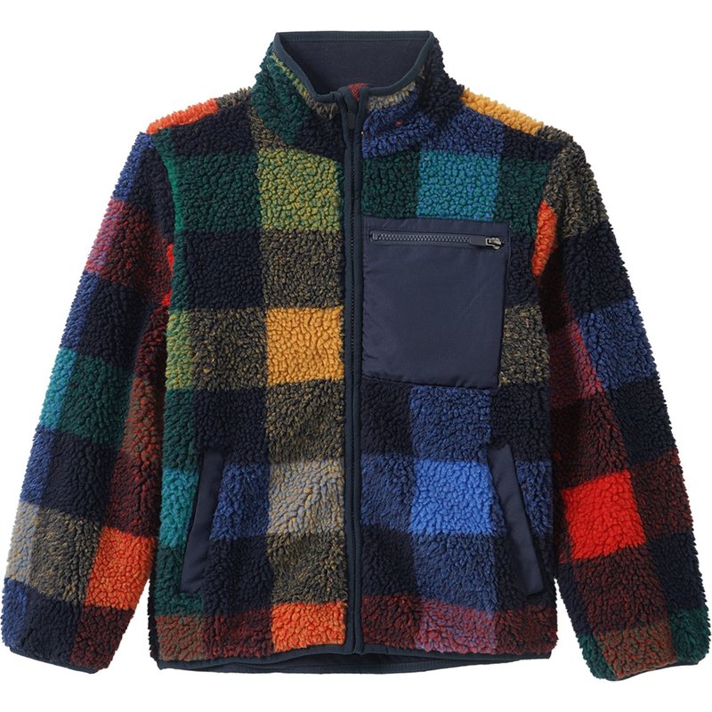 Jungen Teddyjacke bunt kariert