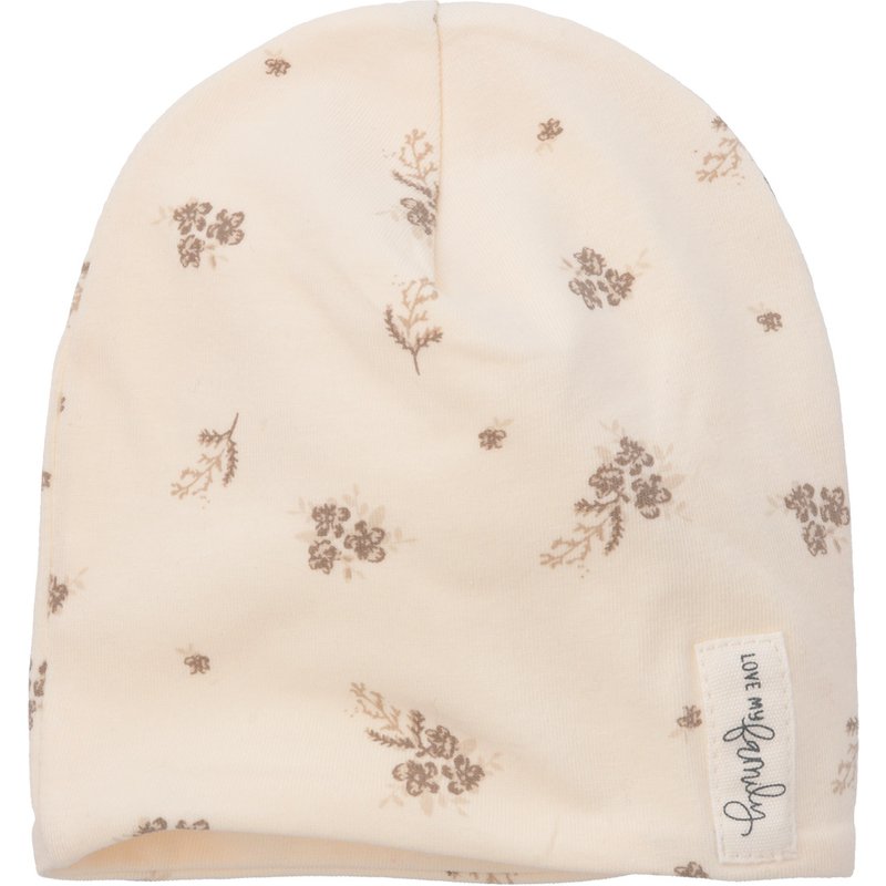 Baby Beanie mit floralem Muster