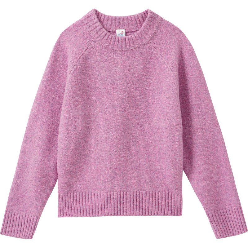 Mädchen Feinstrickpullover meliert
