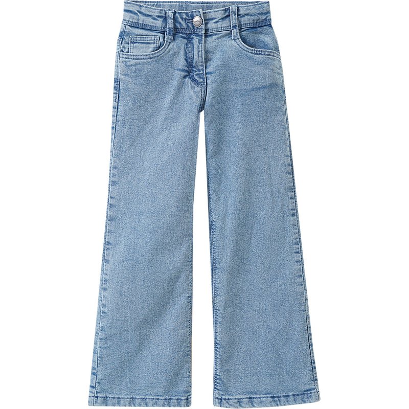 Mädchen Thermo-Jeans im Wide-Leg-Fit
