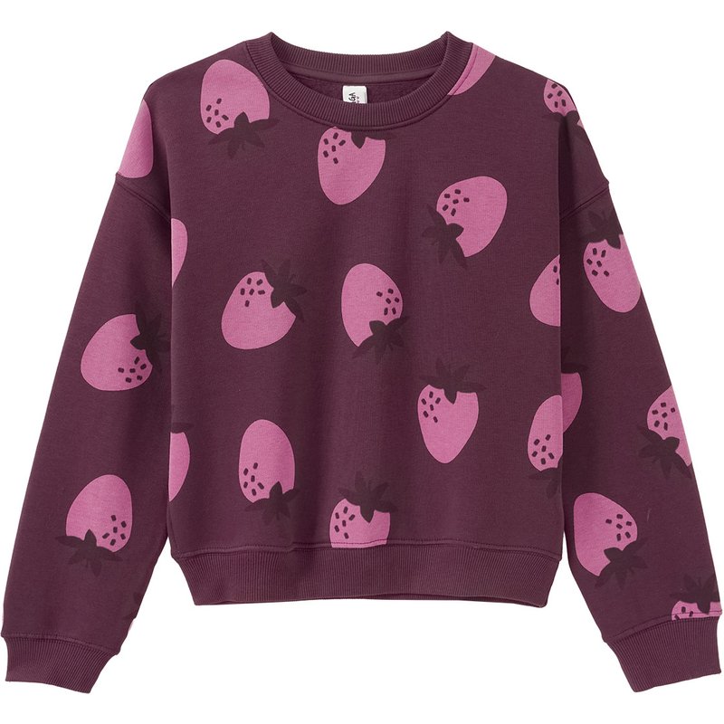 Mädchen Sweatshirt mit Allover-Print