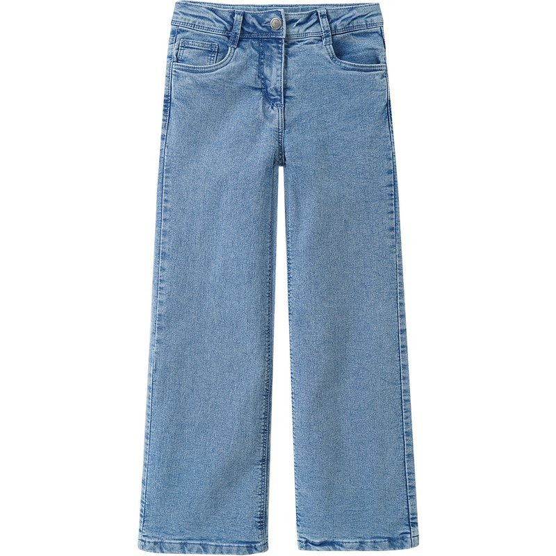 Mädchen Thermo-Jeans im Wide-Leg-Fit