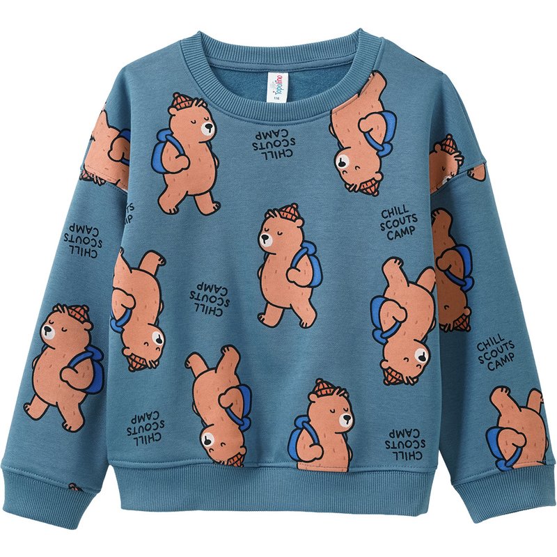 Jungen Sweatshirt mit Allover-Print
