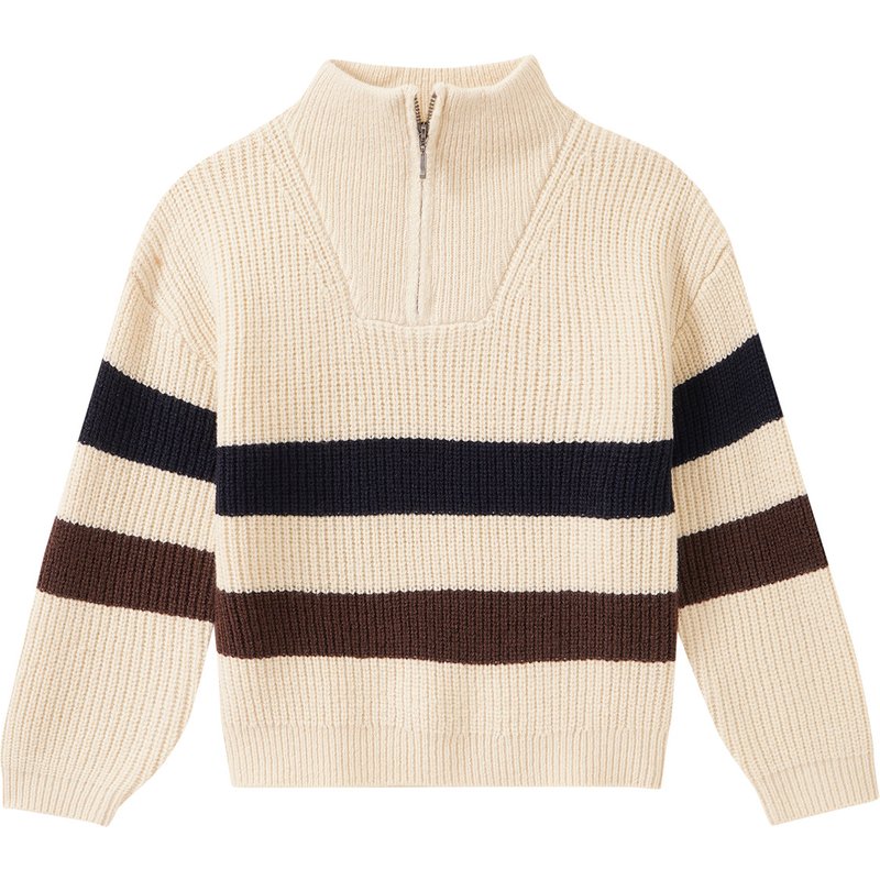 Jungen Strick-Troyer mit Streifen