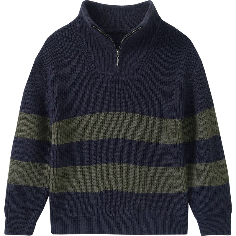 Jungen Strick-Troyer mit Streifen