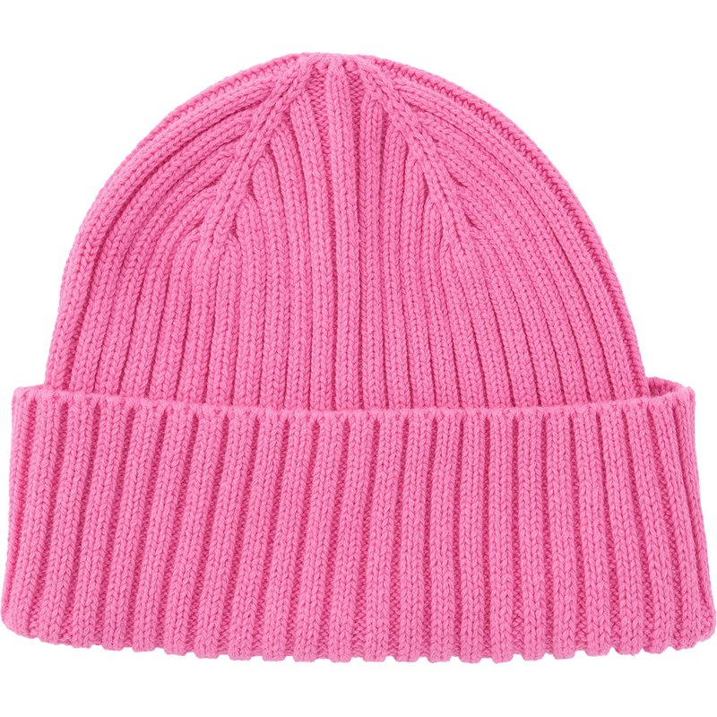 Mädchen Strickmütze mit Rippstruktur
