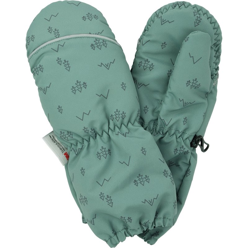 Baby Fäustlinge mit Allover-Muster