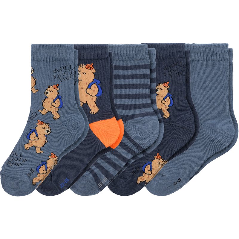 5 Paar Jungen Socken mit Baumwolle