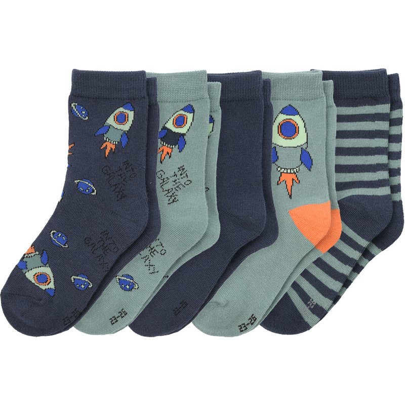 5 Paar Jungen Socken mit Baumwolle