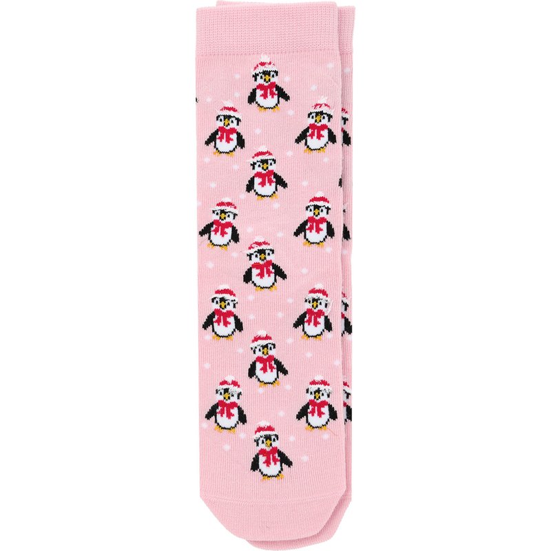 1 Paar Mädchen Weihnachtssocken mit Pinguinen