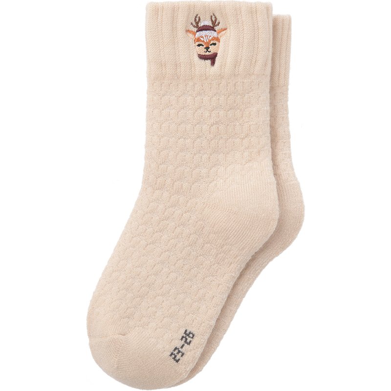 1 Paar Mädchen Thermo-Socken mit Stickerei
