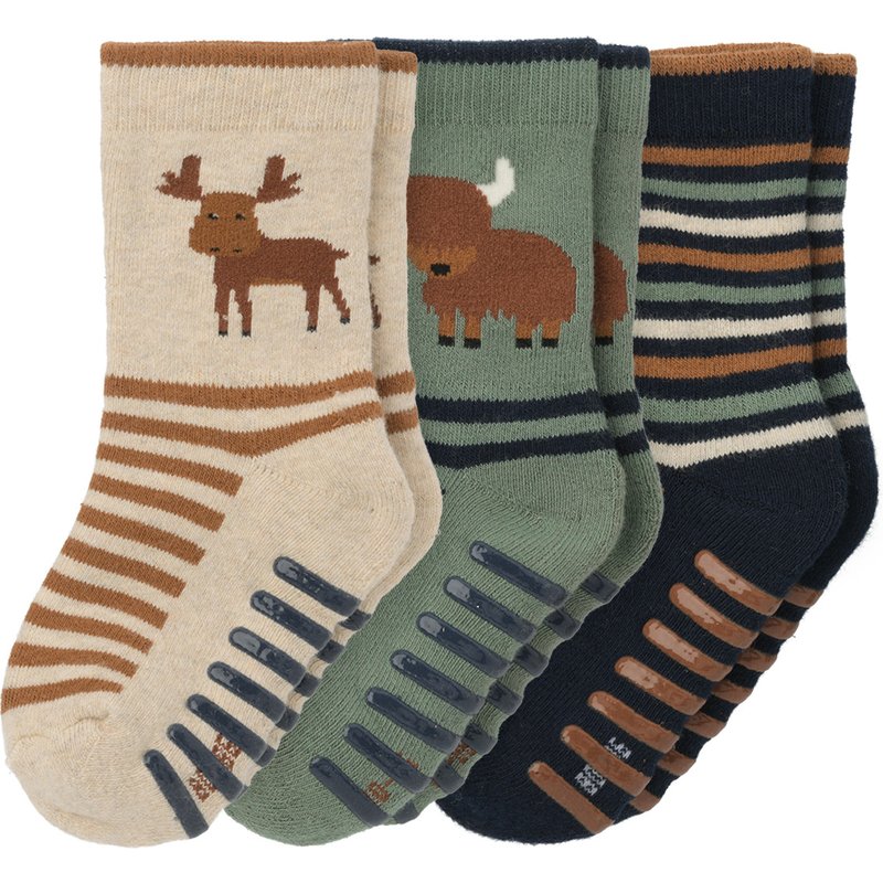 3 Paar Baby Stoppersocken mit Frottee