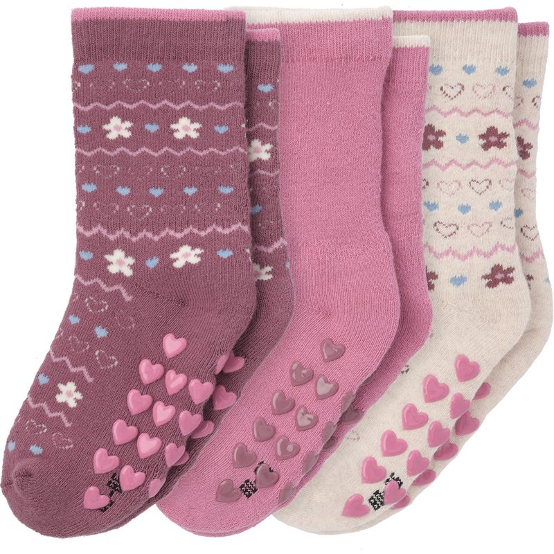 3 Paar Baby Stoppersocken frotteeweich
