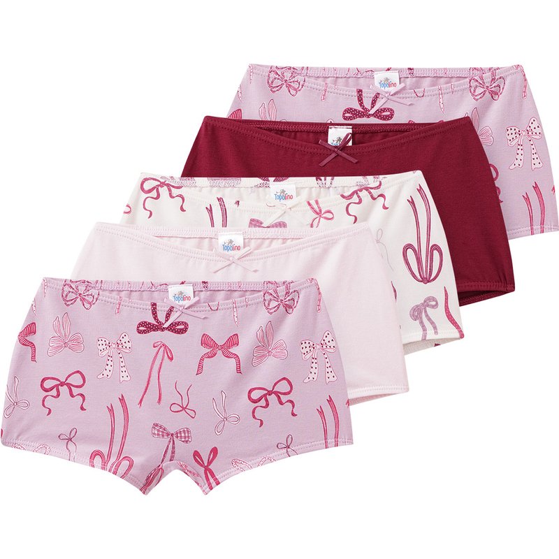 5 Mädchen Pantys in verschiedenen Dessins