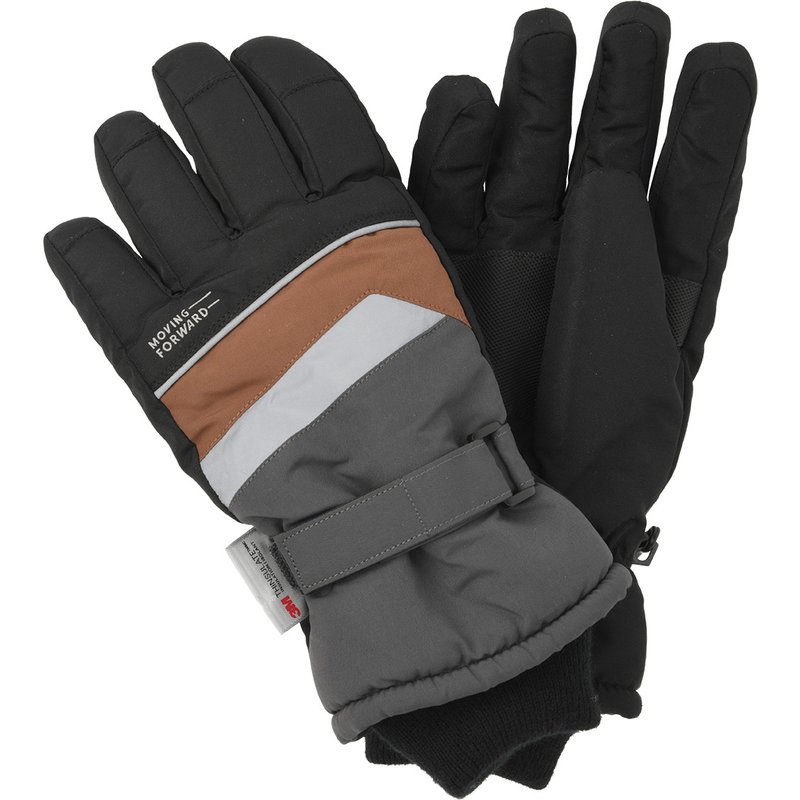 Jungen Handschuhe mit Farbteiler
