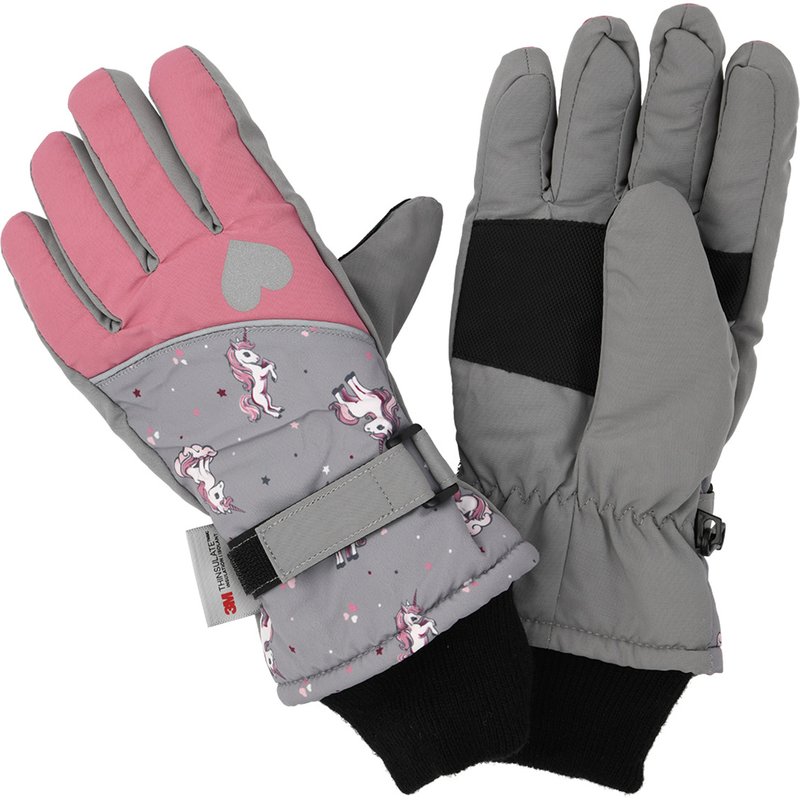 Mädchen Handschuhe mit Einhorn-Motiven