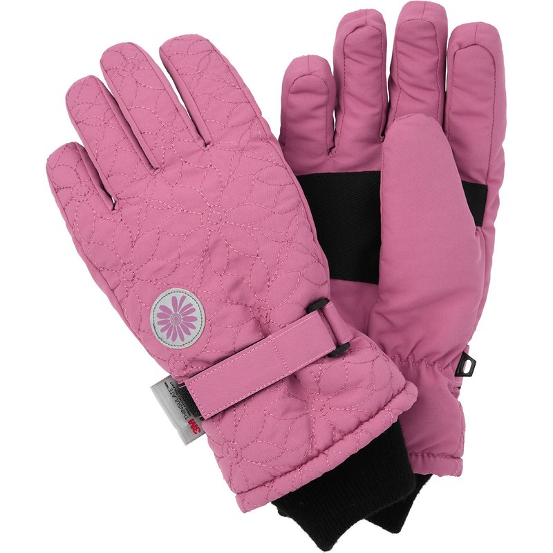 Mädchen Handschuhe mit Stickerei