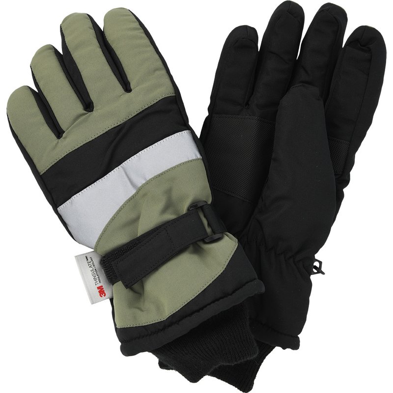 Jungen Handschuhe mit Farbteiler