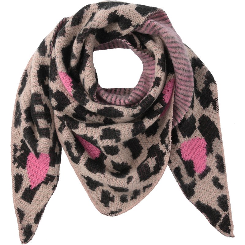Damen Winterschal mit Mustermix