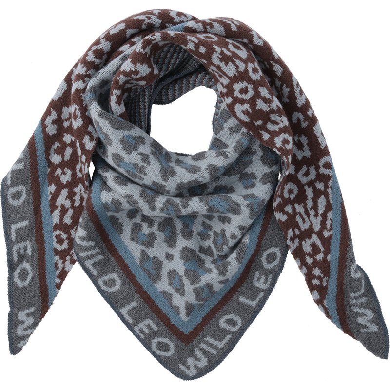 Damen Winterschal mit Mustermix