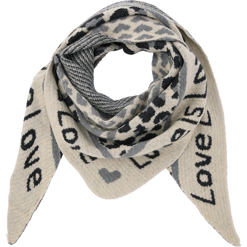 Damen Winterschal mit Mustermix