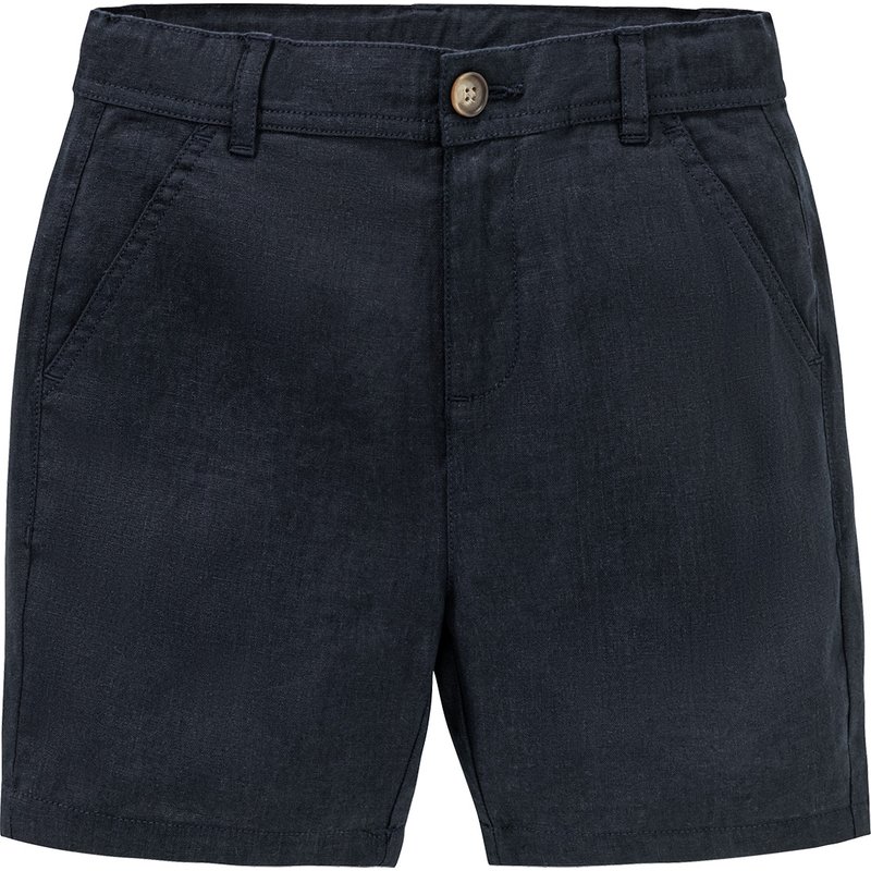 Jungen Leinen-Shorts in Unifarben