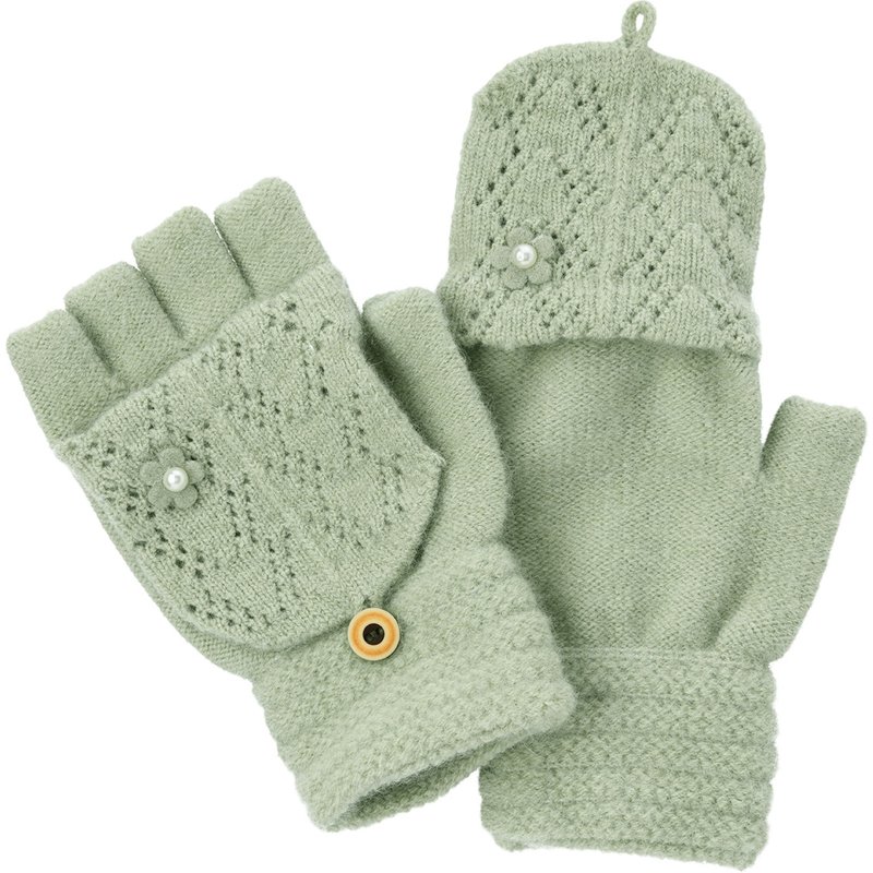 Mädchen Handschuhe mit Umschlagkappe